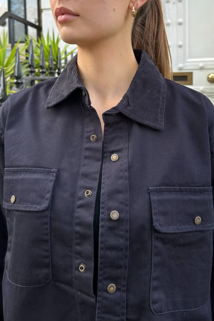Nancy Jacket | Navy Blue / Oversized Fit