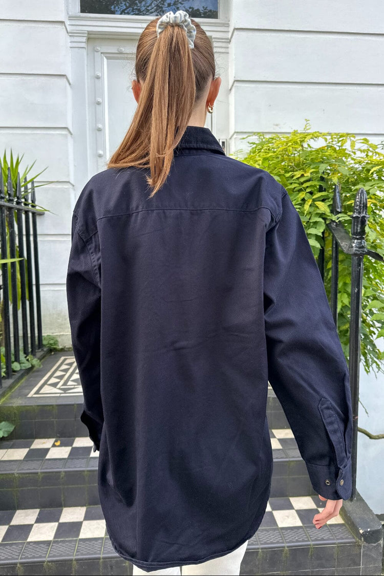Nancy Jacket | Navy Blue / Oversized Fit