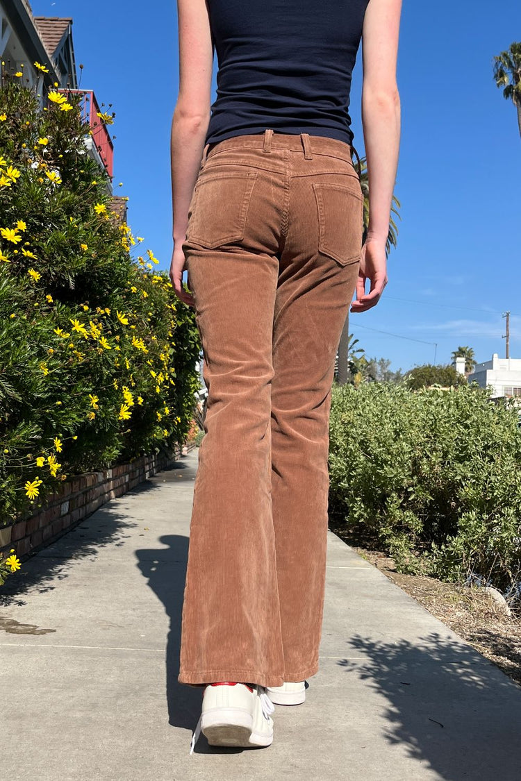 Brielle Corduroy Pants | Brown / S