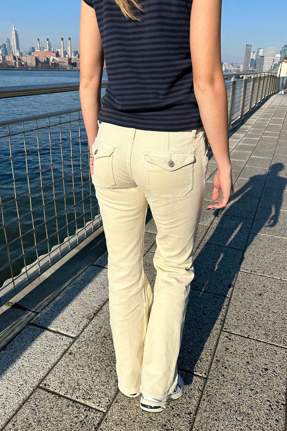Sydney Corduroy Pants | Ivory / S