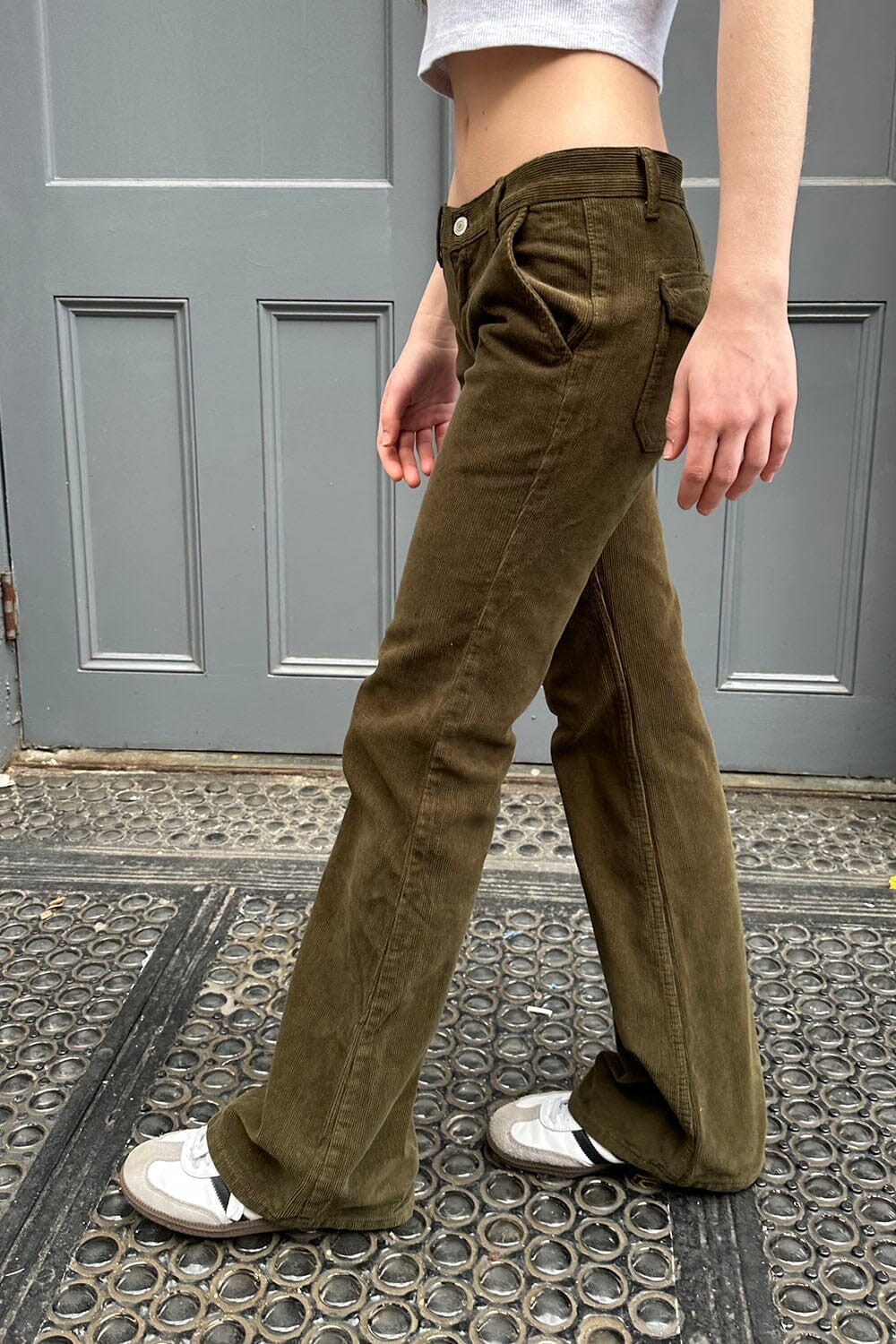 Sydney Corduroy Pants | Military Green / S