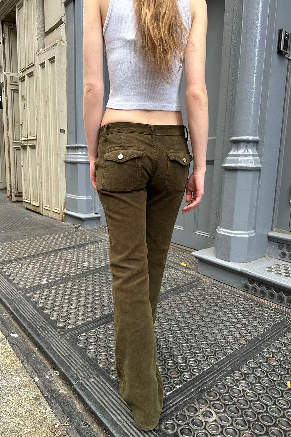 Sydney Corduroy Pants | Military Green / S