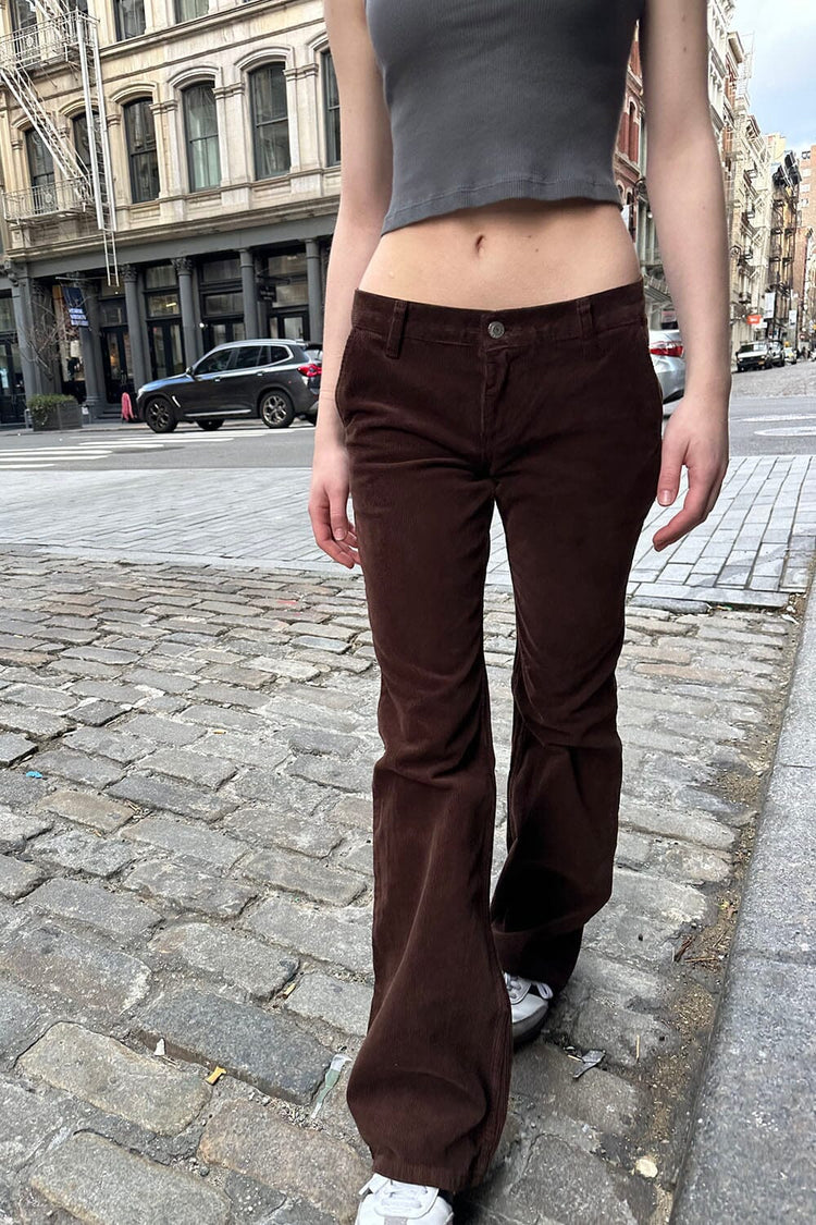 Sydney Corduroy Pants | Chocolate / S