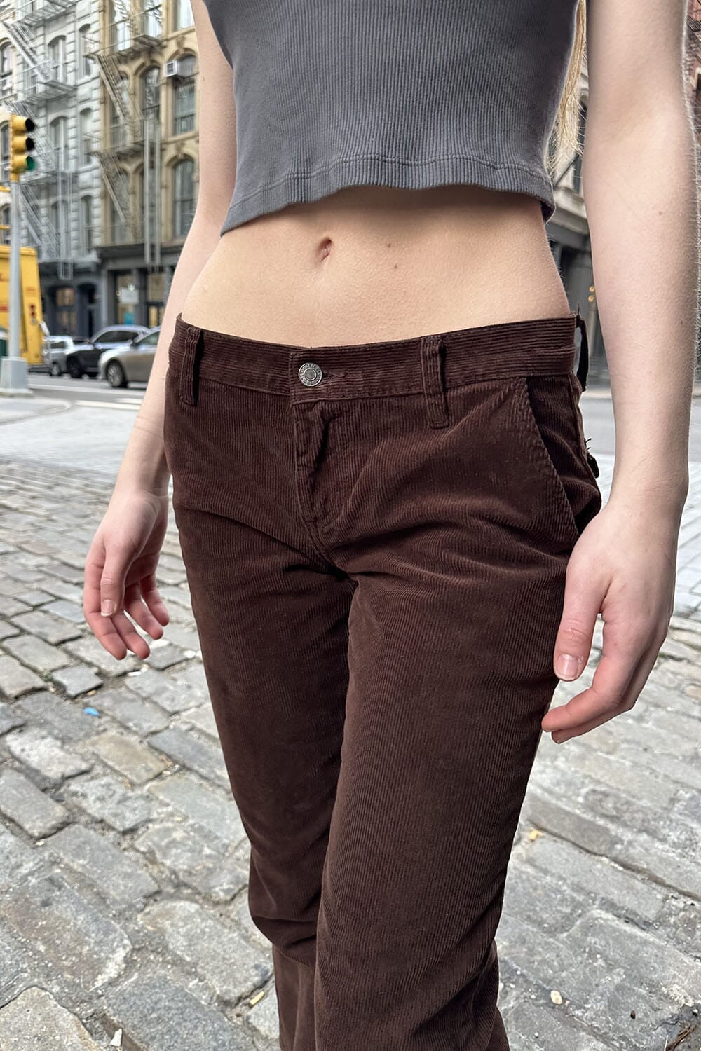 Sydney Corduroy Pants | Chocolate / S