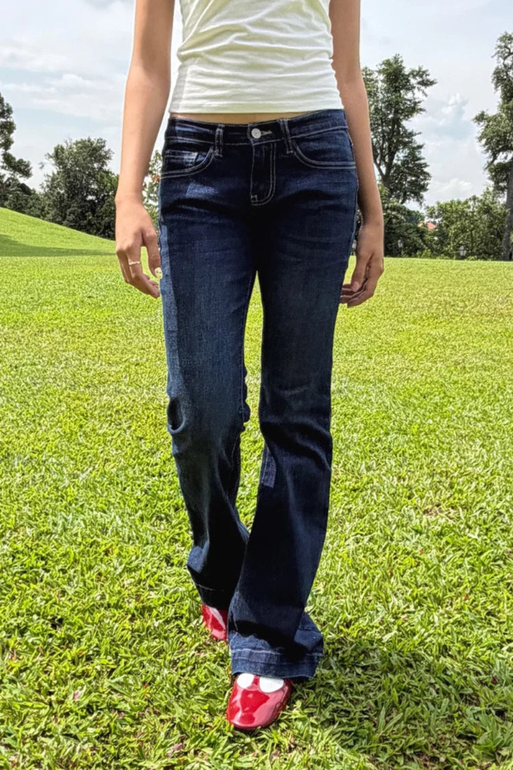 Octavia Denim Jeans | Dark Denim / XS/S
