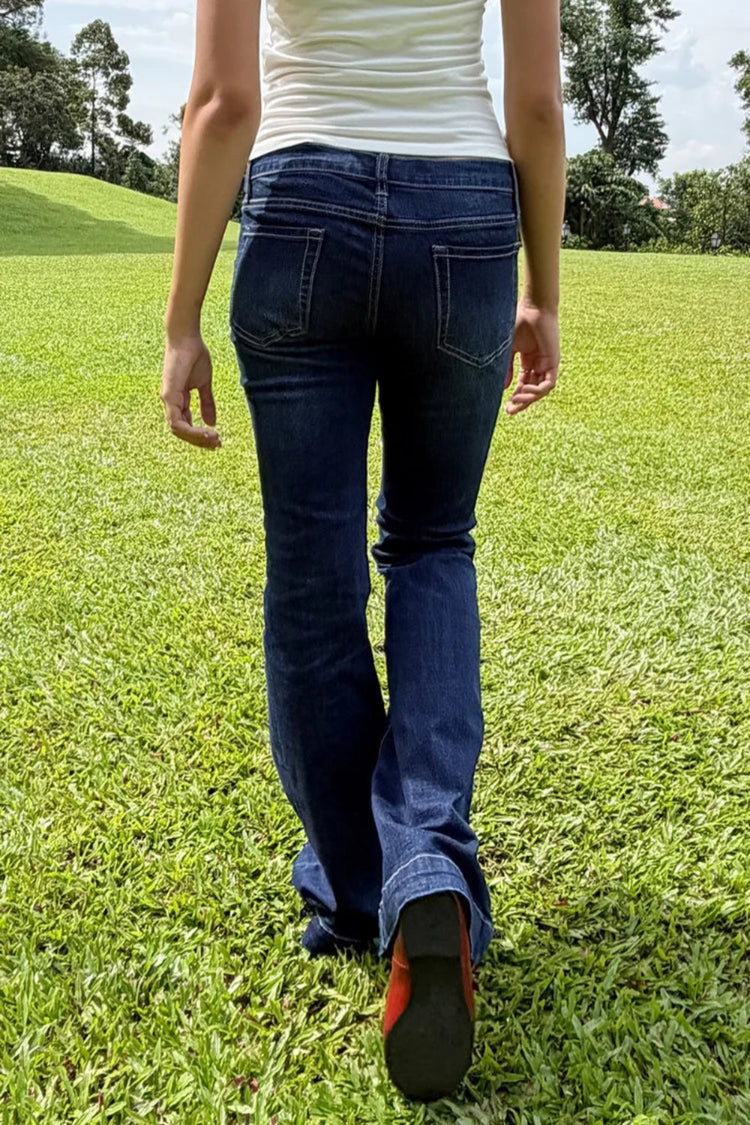 Octavia Denim Jeans | Dark Denim / XS/S