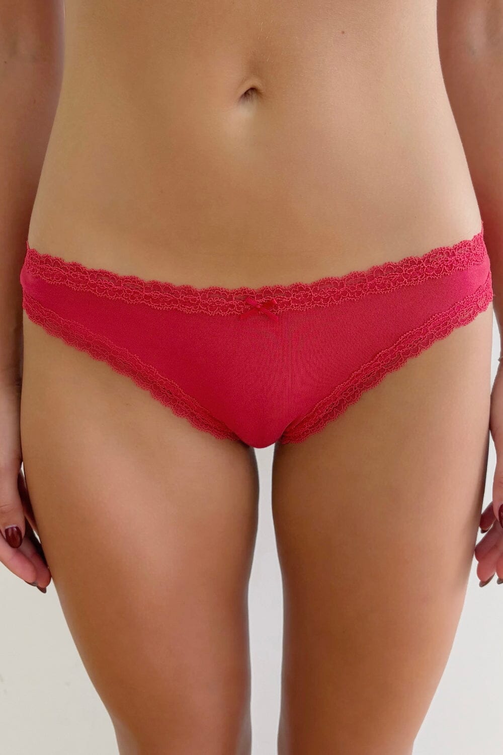 Lace Underwear | Red / XS/S