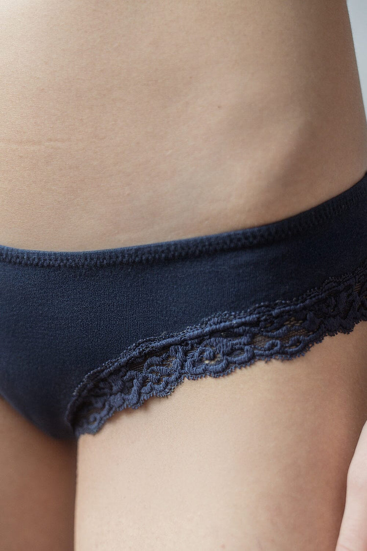 Navy Blue Lace Underwear | Navy Blue / XS/S