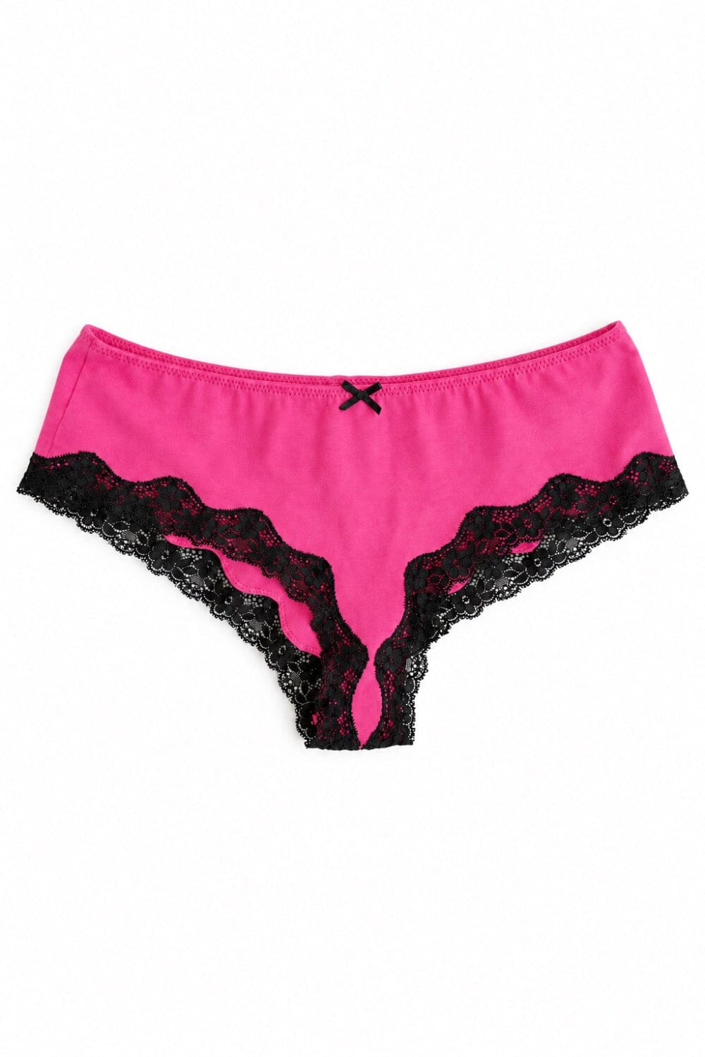 Lace Hipster Underwear | Bright Pink / XS/S
