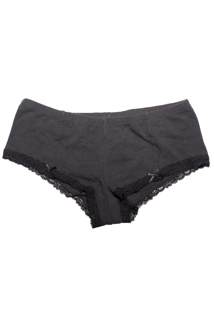 Lace Hipster Underwear | Black / XS/S