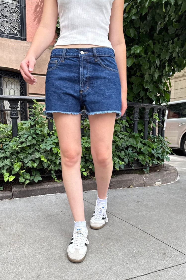 Gail Denim Shorts | Dark Denim / S