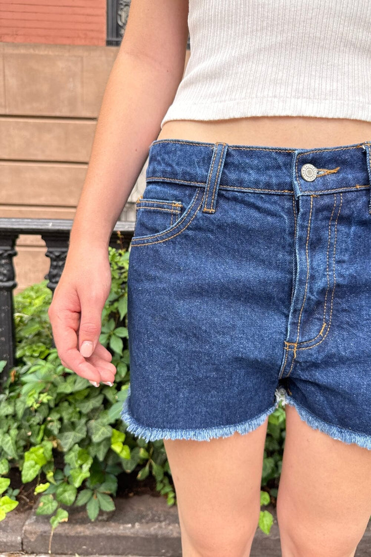 Gail Denim Shorts | Dark Denim / S