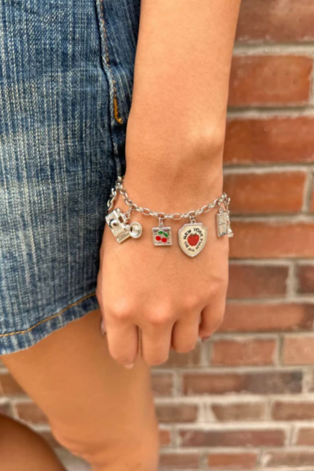 Brandy Melville Multi Pendant Bracelet
