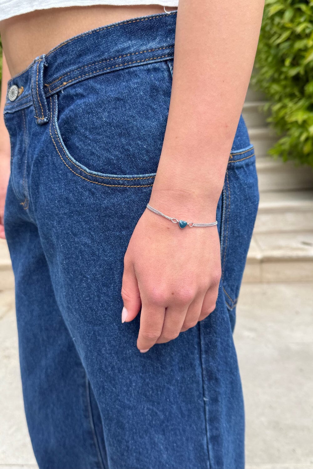 Heart Bracelet | Silver
