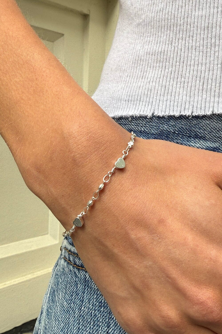 Heart Bracelet | Silver