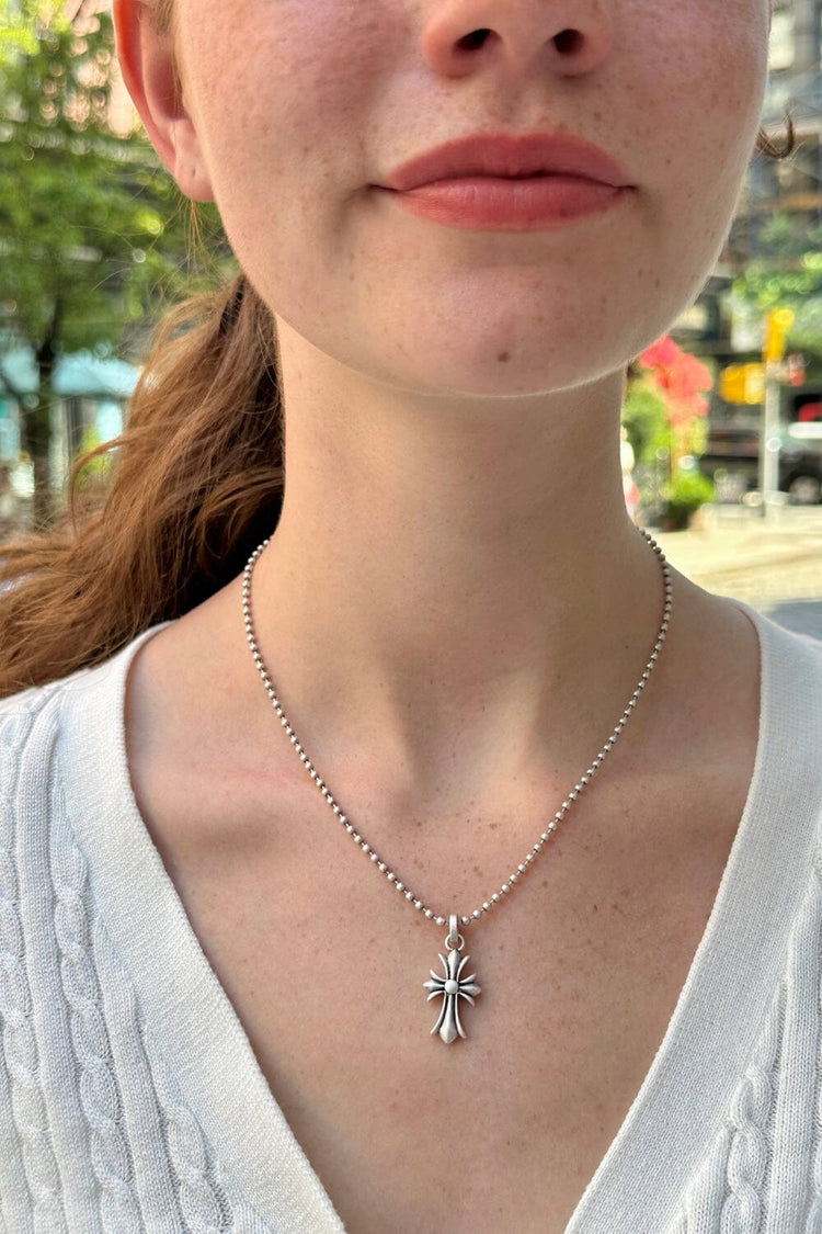 Beaded Chain Necklace Brandy Melville