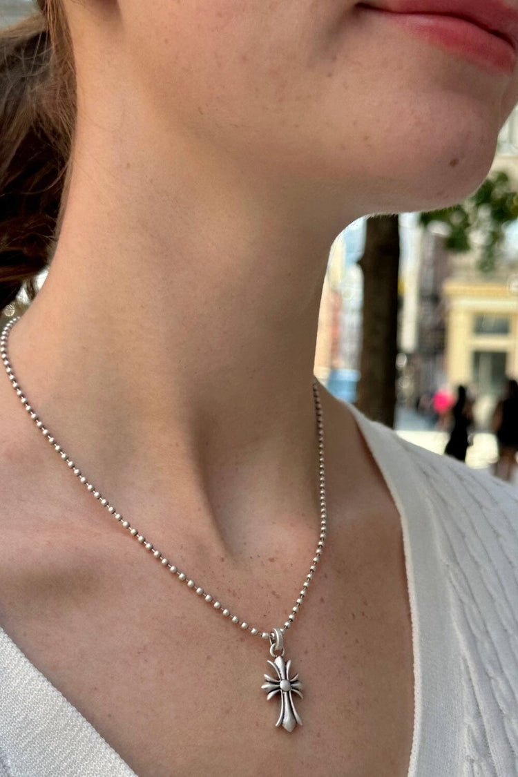 Beaded Chain Necklace Brandy Melville