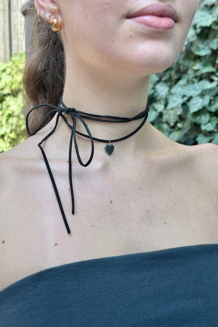 Mini Heart Rope Necklace | Mini Heart Rope Necklace