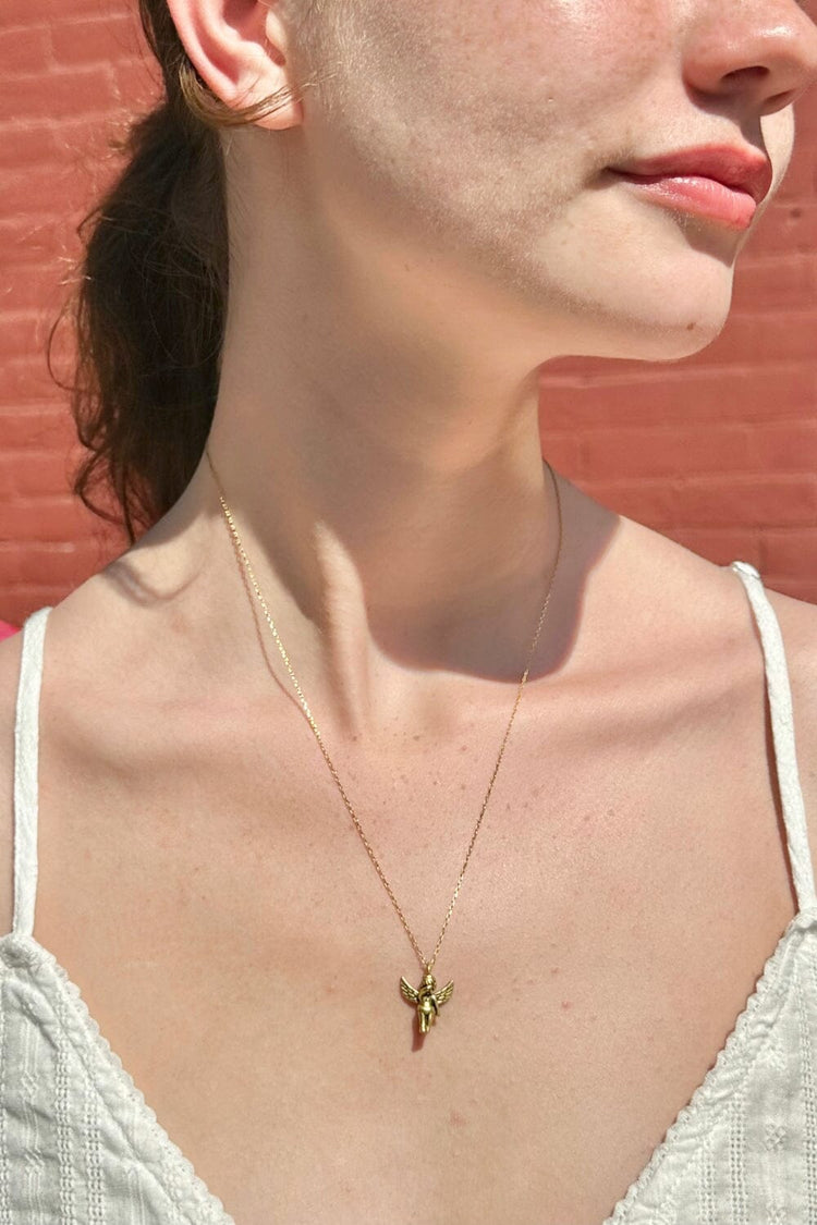 Angel Necklace | Gold