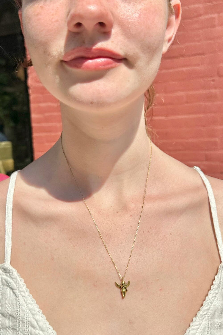 Angel Necklace | Gold