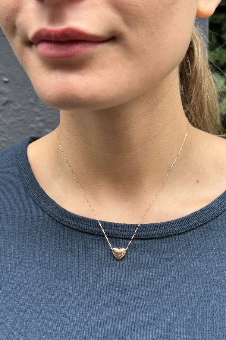 Heart Necklace | Gold