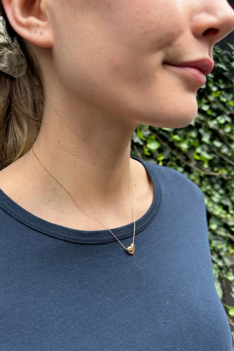 Heart Necklace | Gold