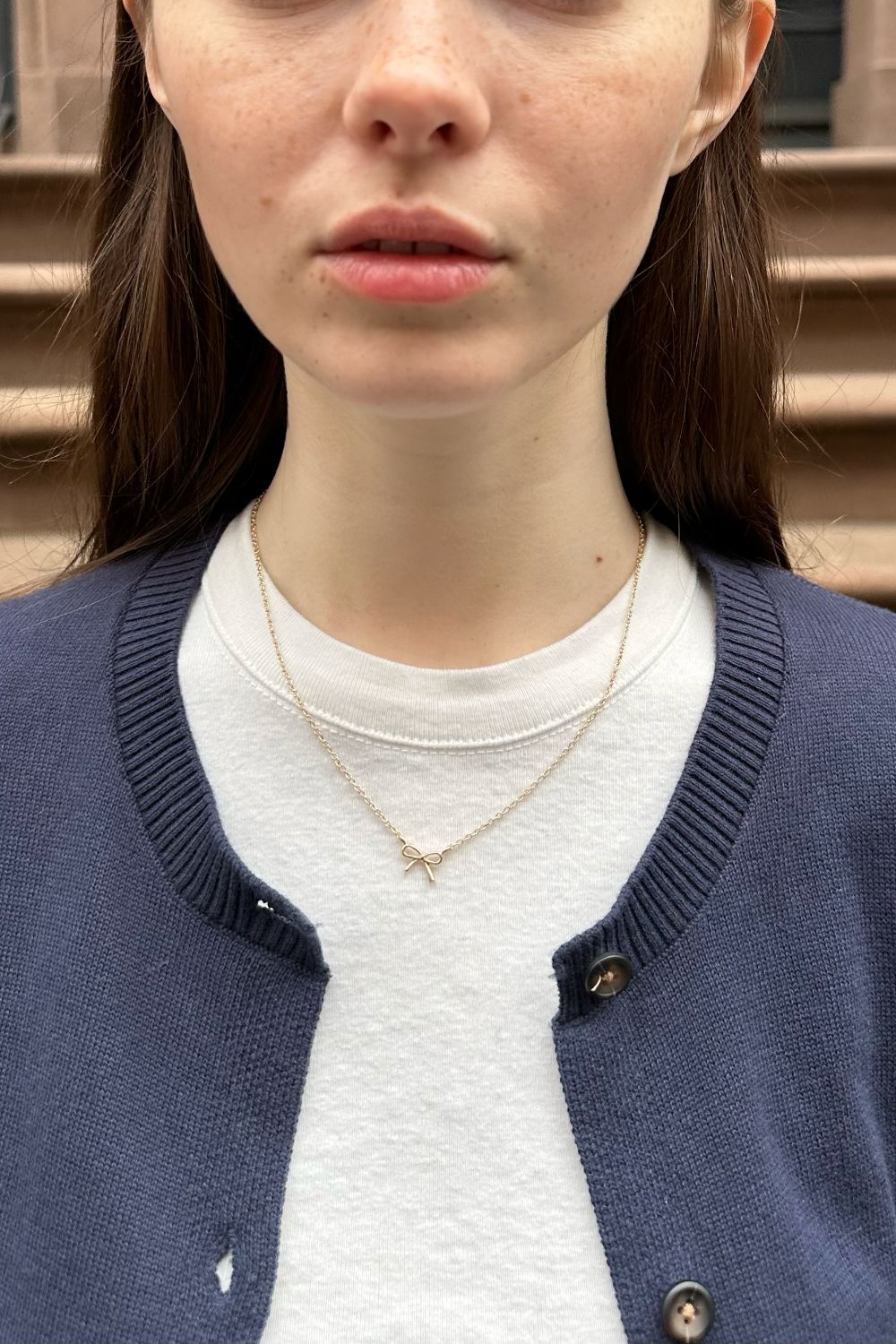 Collar De Brandy Melville Con Charm De Sombrero De Vaquero - Plateado