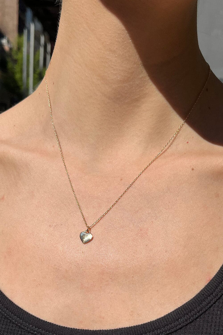 Heart Charm Necklace – Brandy Melville UK