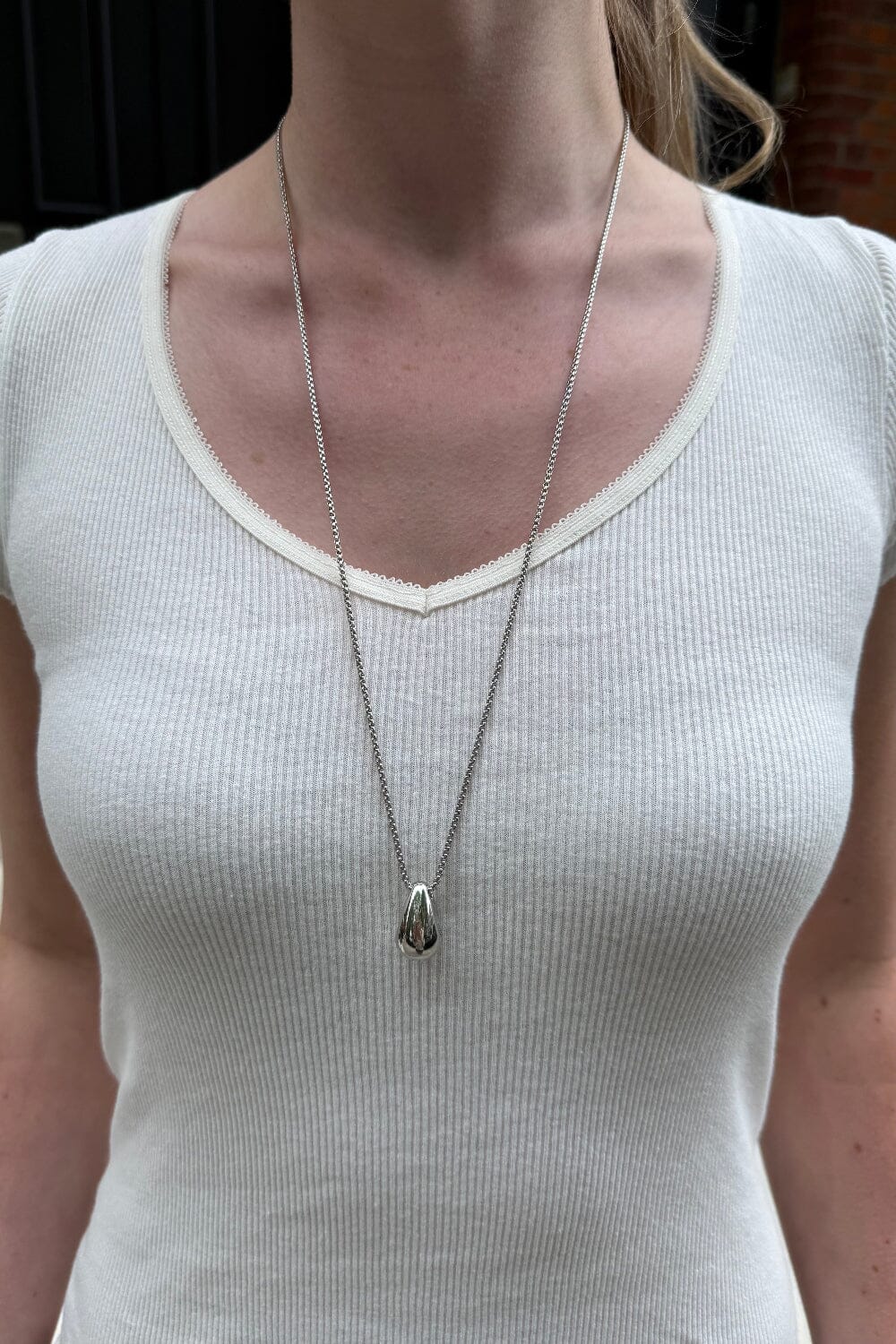 Pebble Necklace | Silver