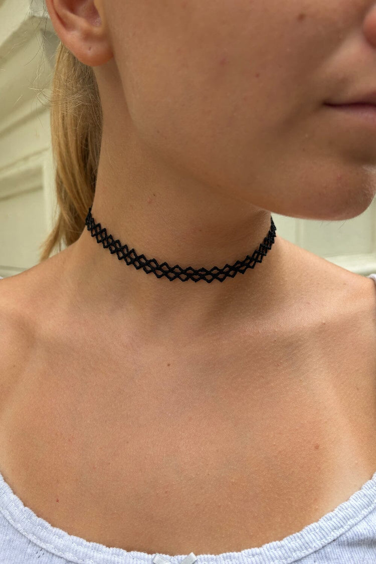 Choker Necklace | Black