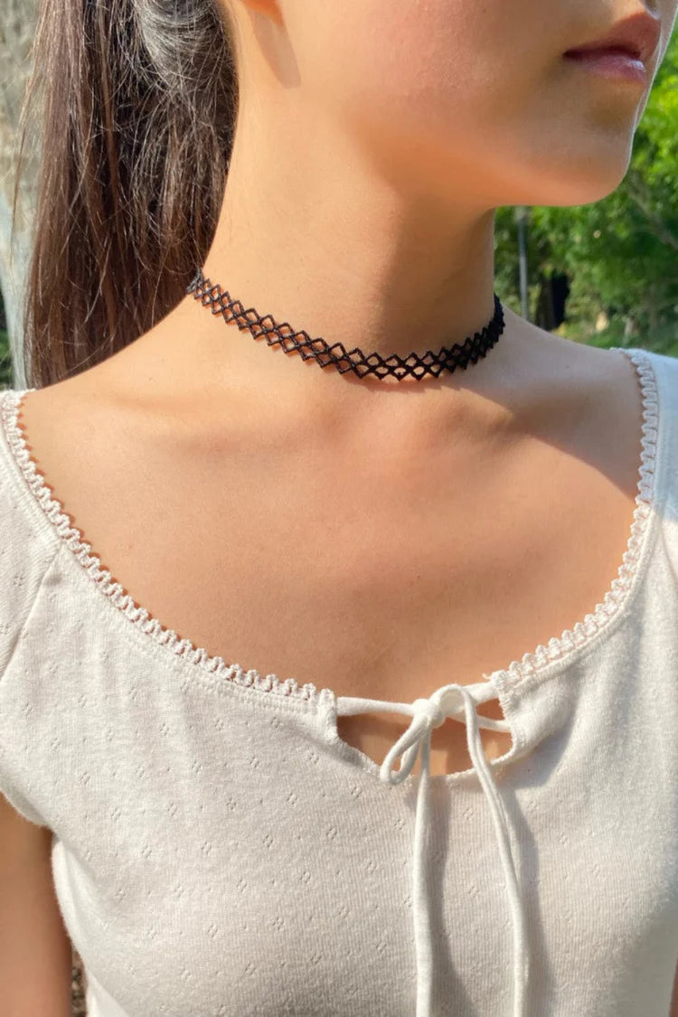 Choker Necklace | Black