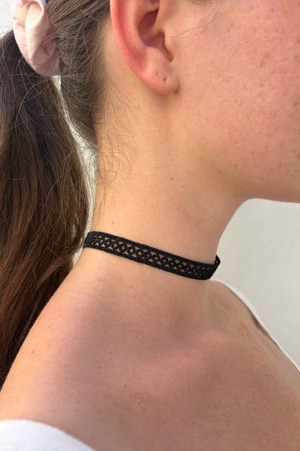 Circle Link Choker | Black