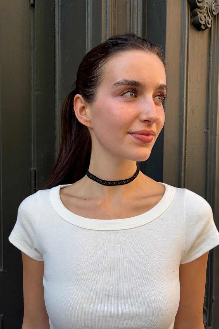 Chevron Choker | Silver