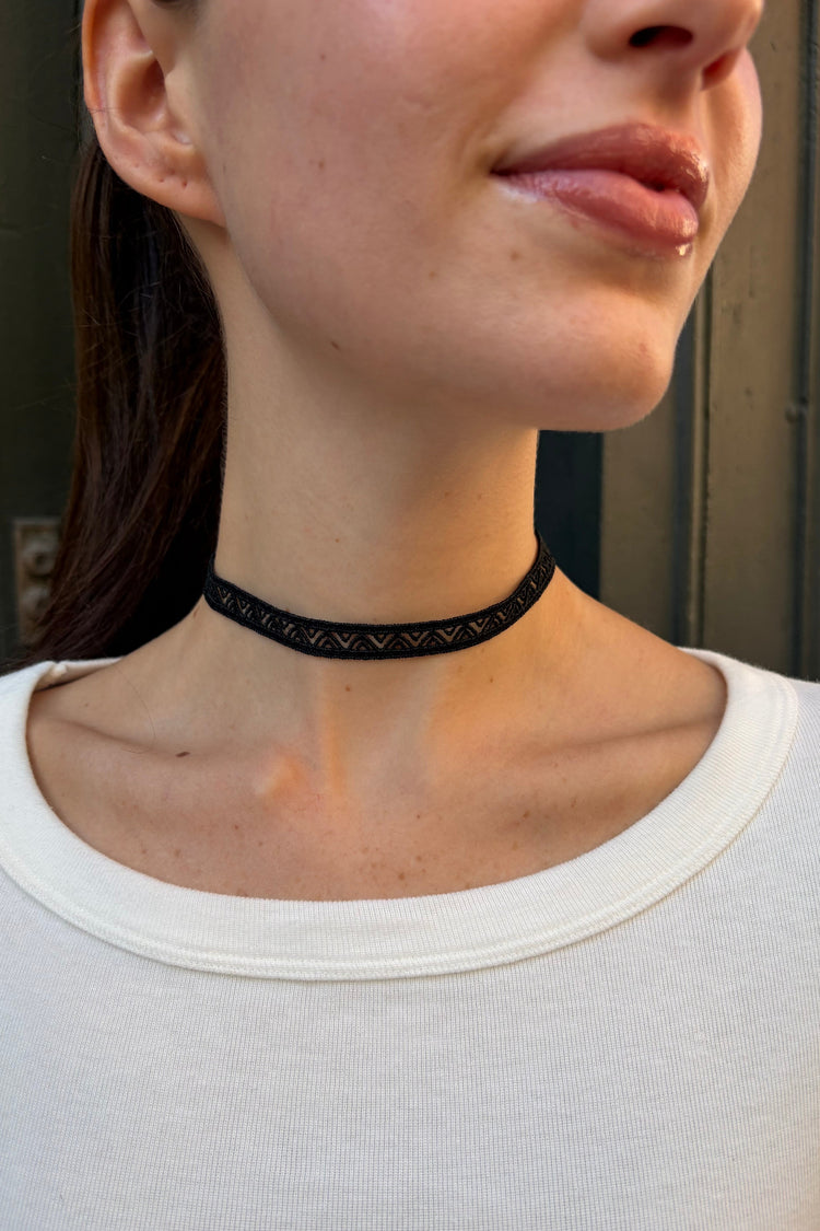 Chevron Choker | Silver