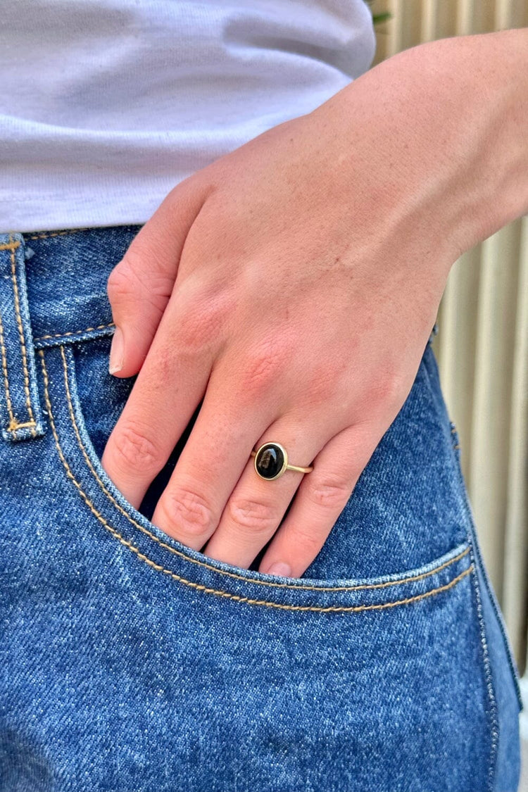 Stone Ring | Black