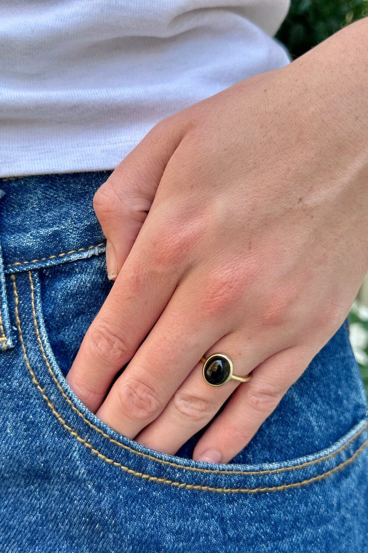 Stone Ring | Black