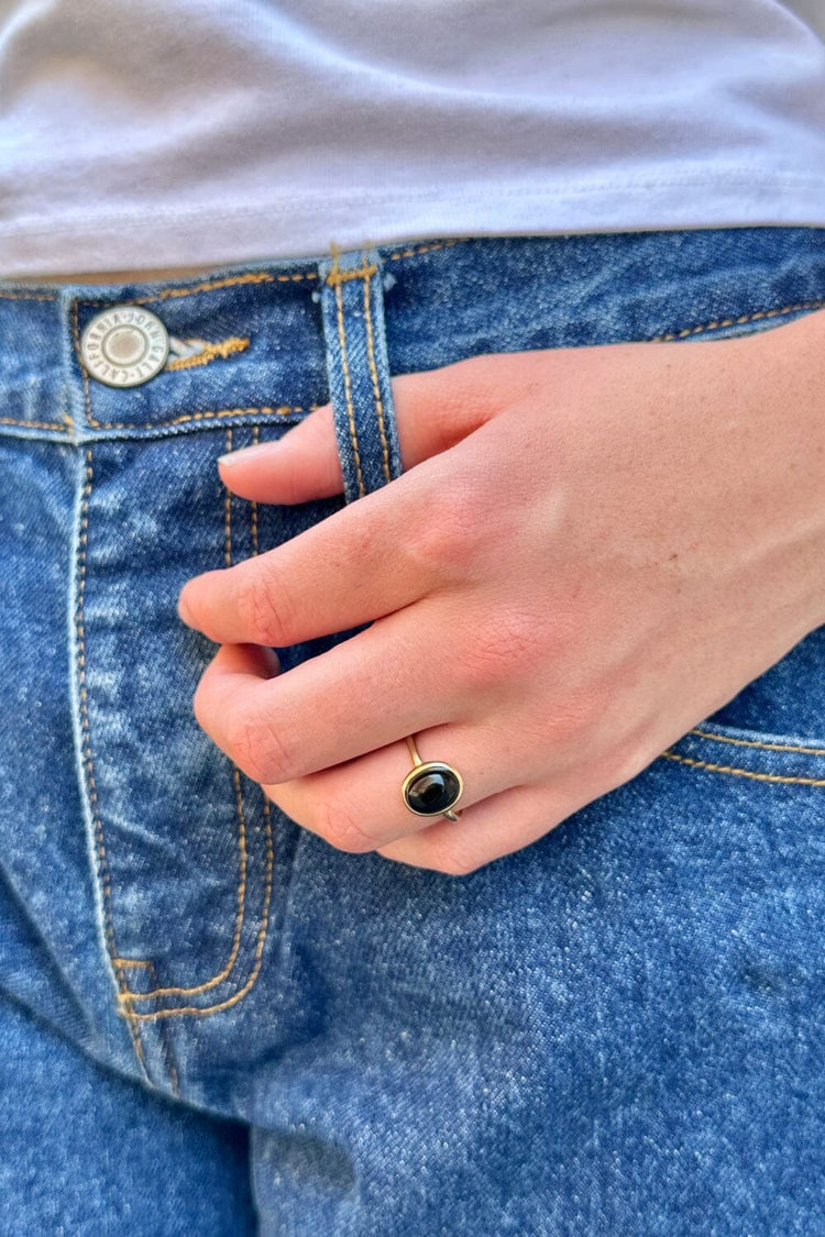 Stone Ring | Black