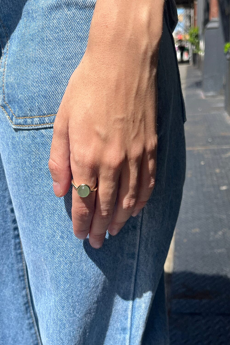 Jade Ring | Gold