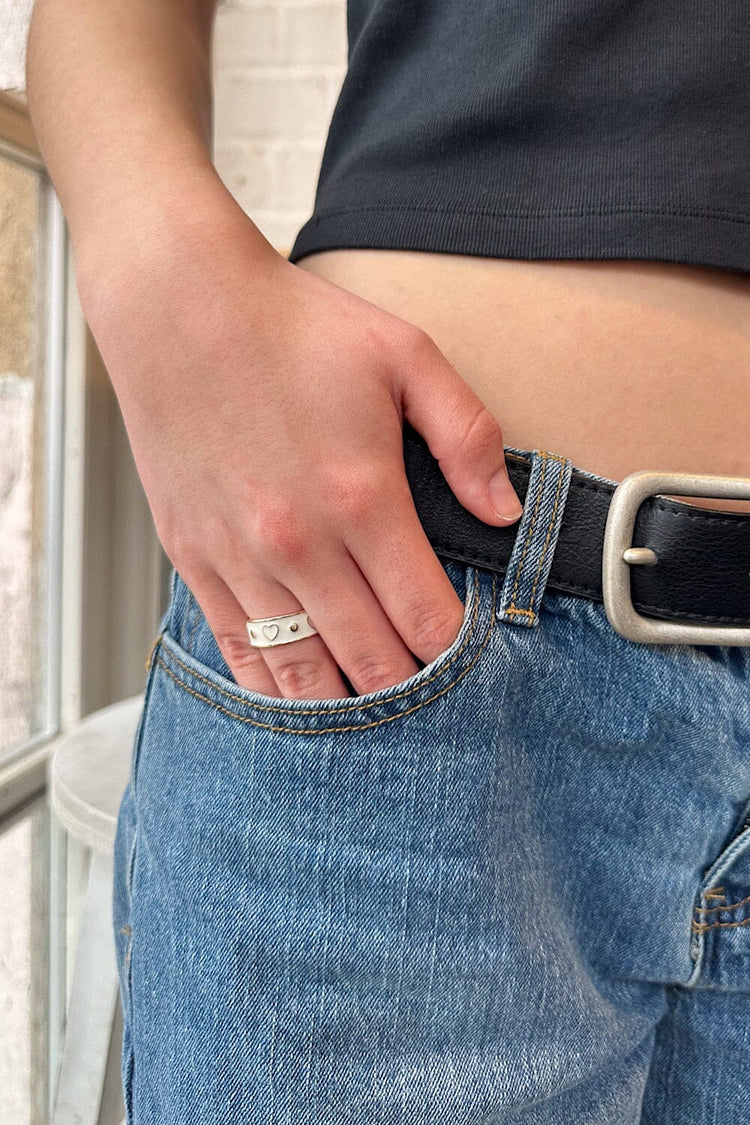 White Hearts Ring | Gold