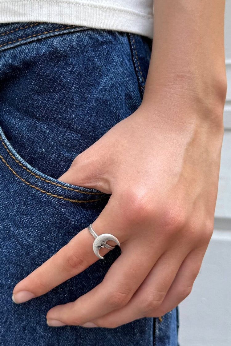 Brandy Melville Usa-Moon Ring