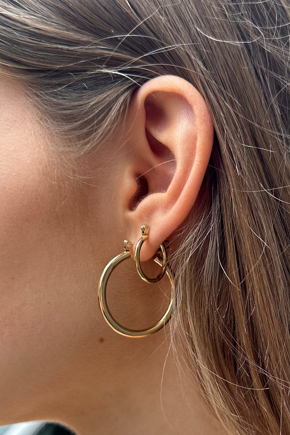 Infinity Hoop Earrings – Brandy Melville