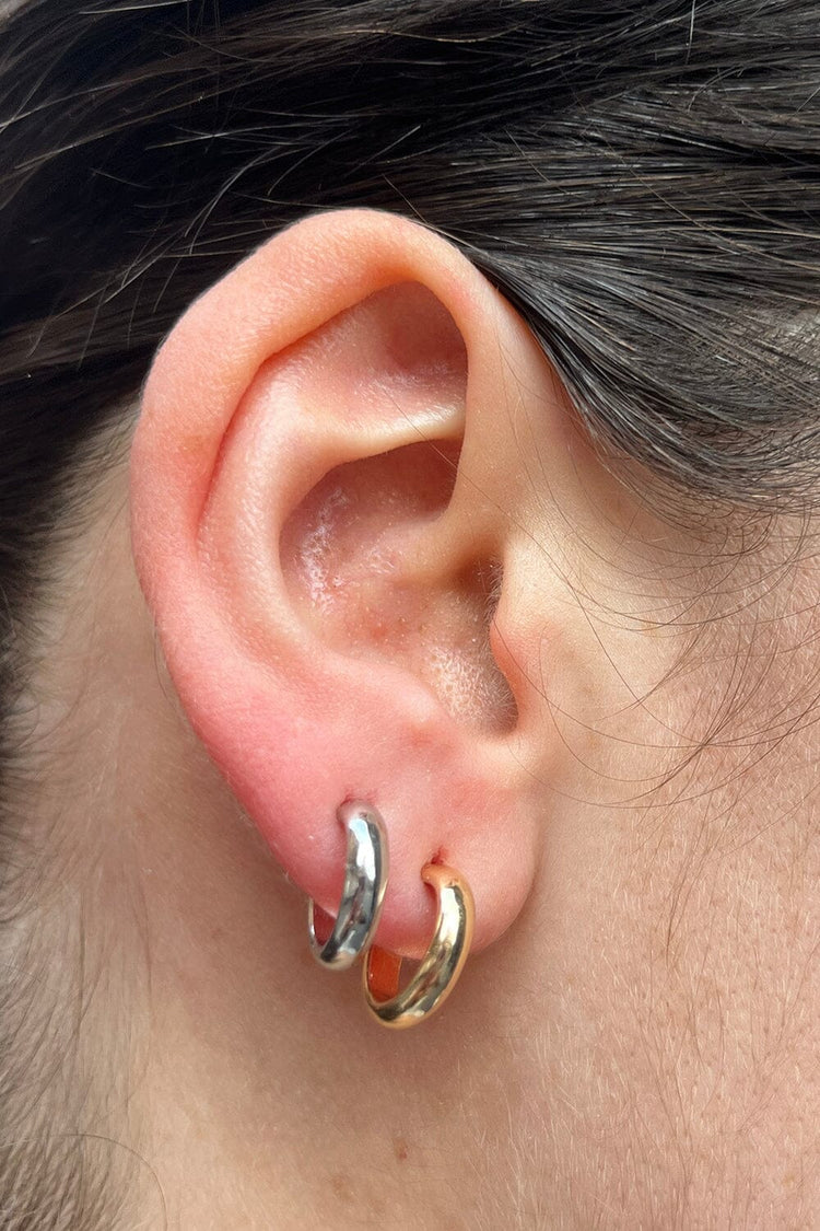 Hoop Earring Set | Gold Silver