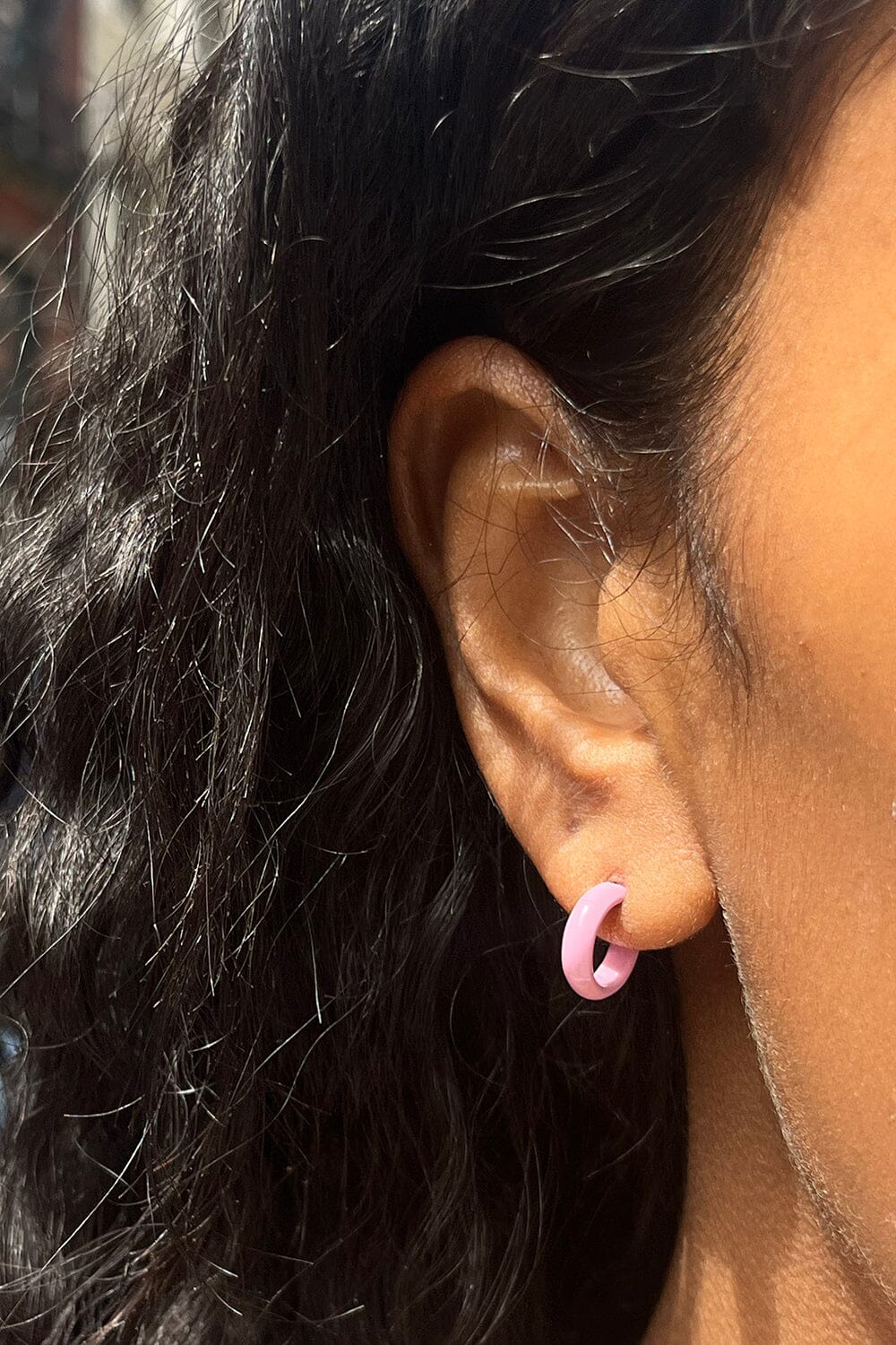 Mini Thick Hoop Earrings – Brandy Melville