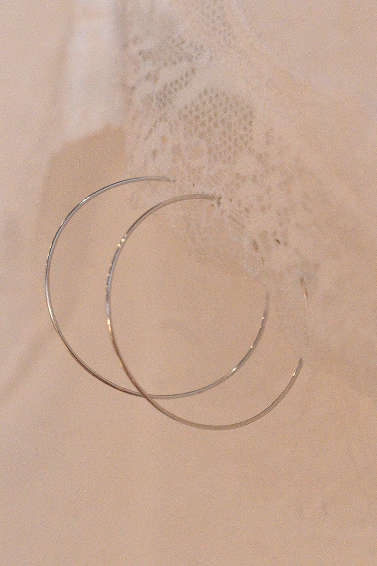 Hoop Earrings | Silver