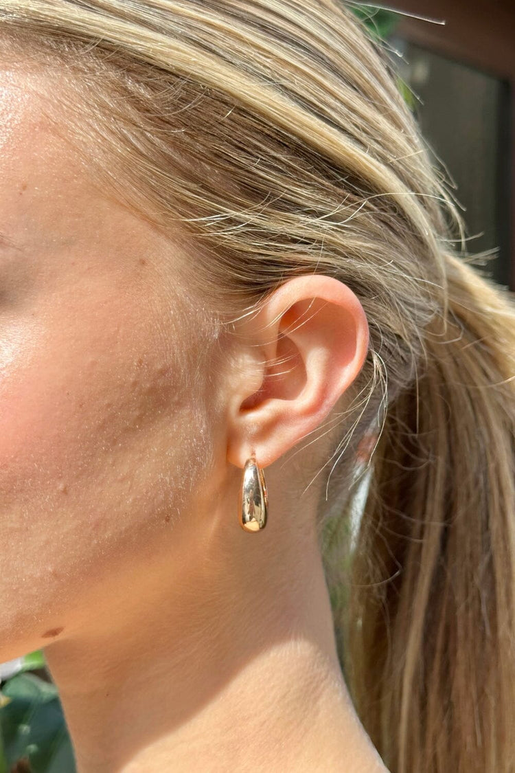 Chunky Earrings | Gold