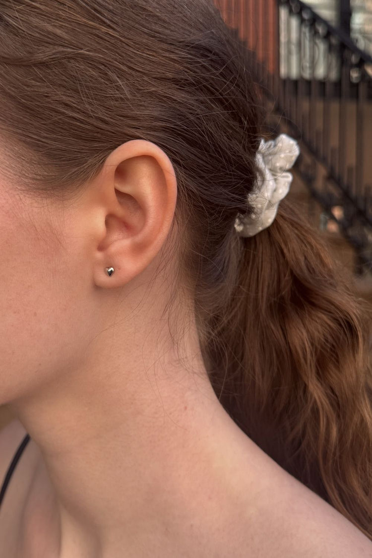 Heart Earrings | Silver