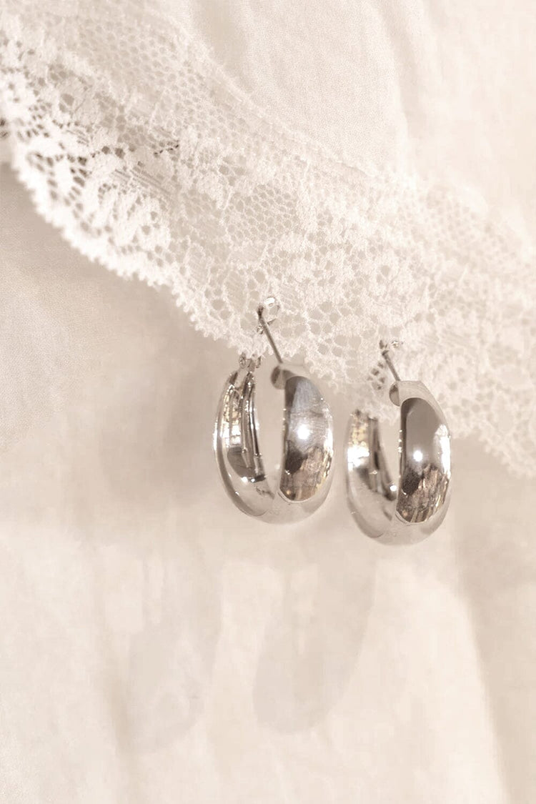 Hoop Earrings | Silver