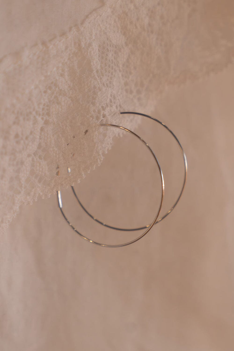 Hoop Earrings | Silver
