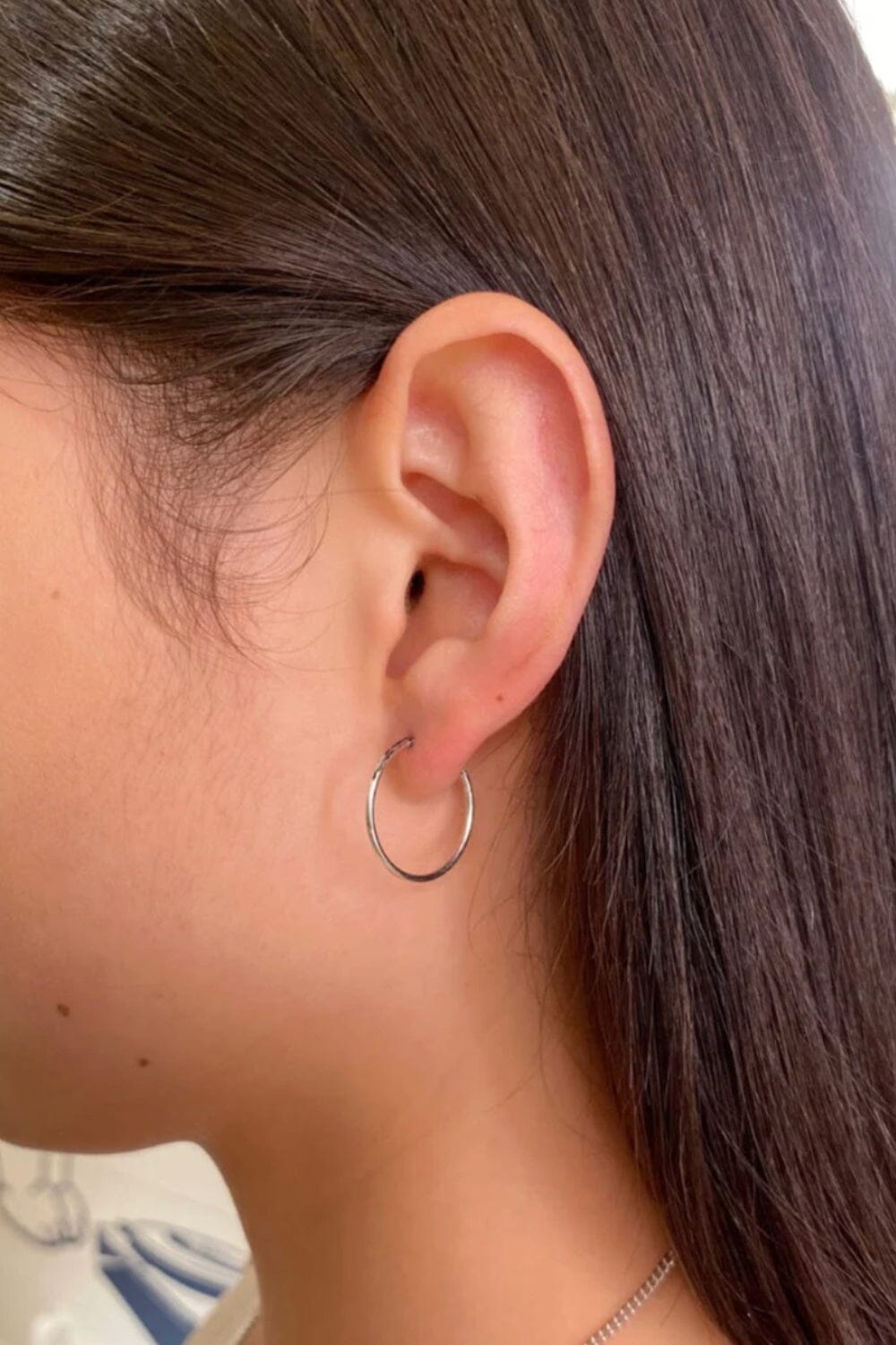 Silver Hoop Earrings | Silver