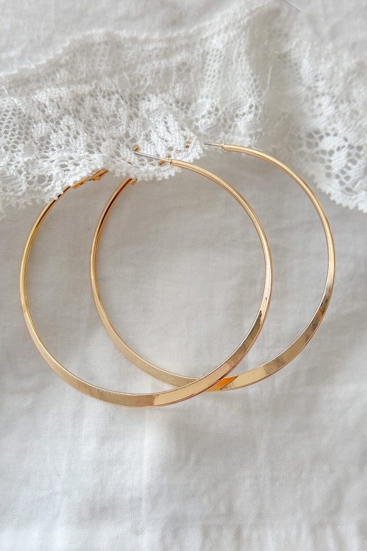 Hoop Earrings | Gold